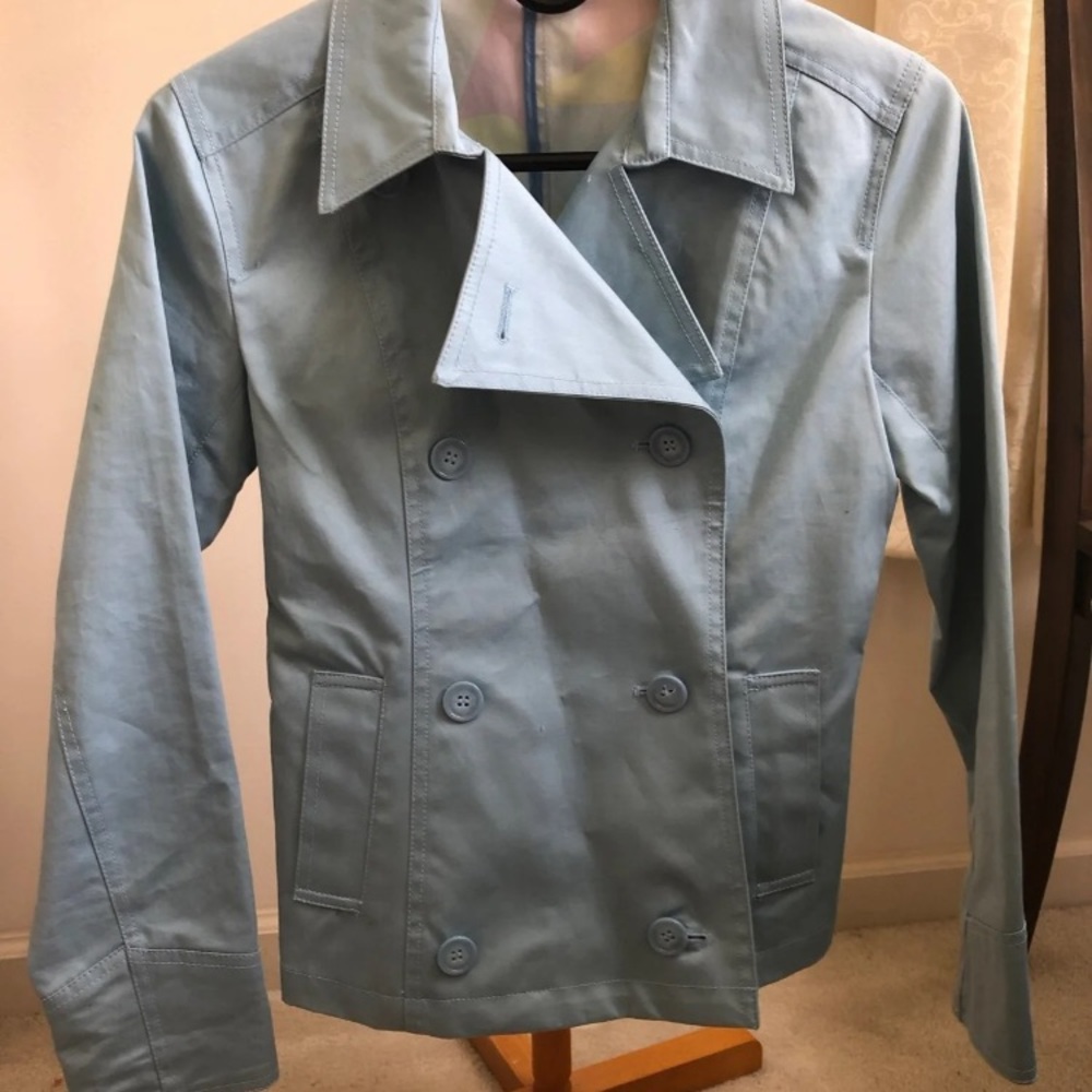 Blue peacoat